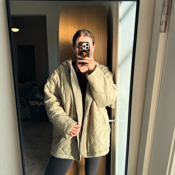 ASOS Olive Green Quilted Puffer Jacket - Picture 10 of 11